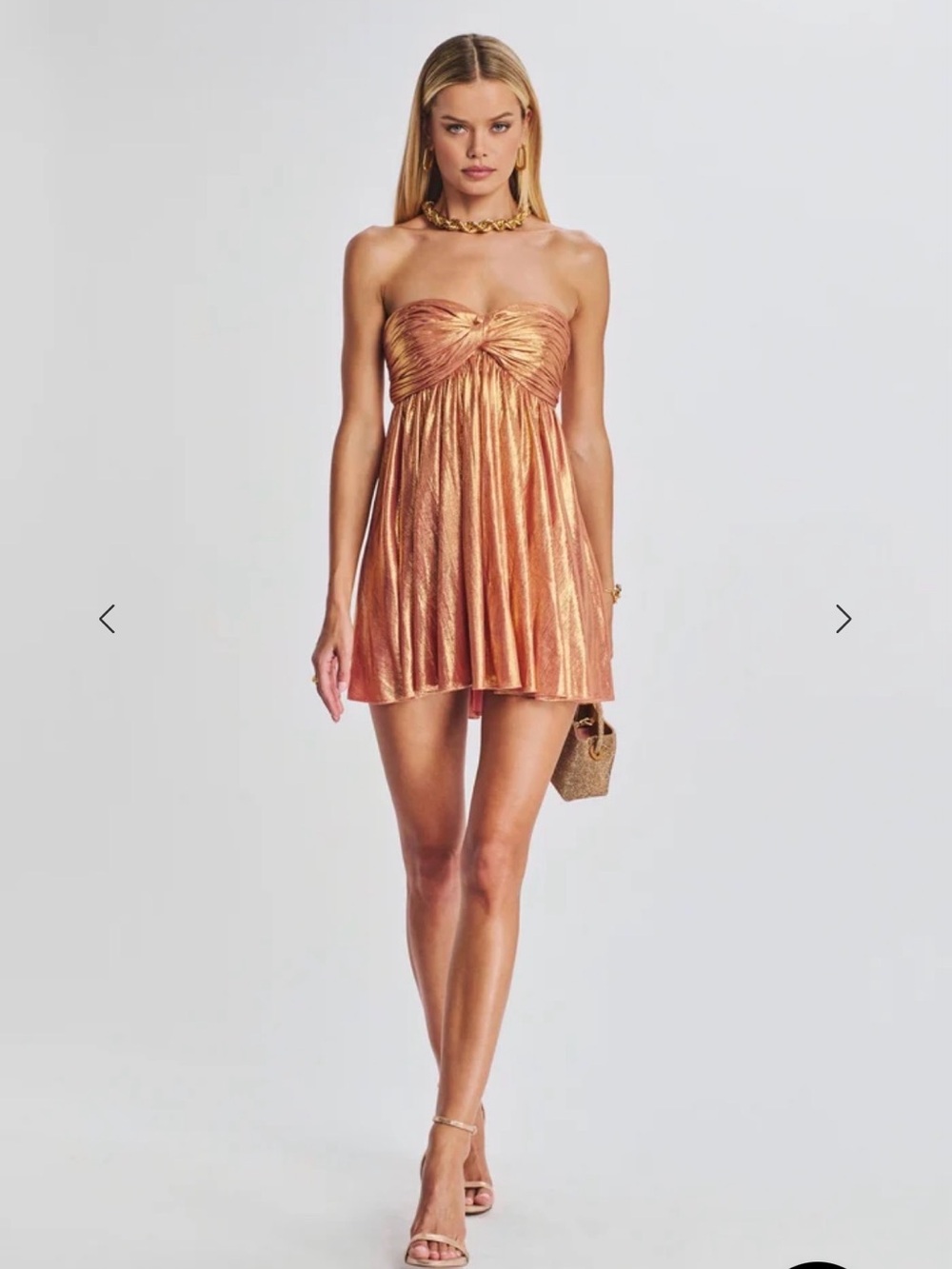Retrofête Kaiser Dress in Apricot *NWT*